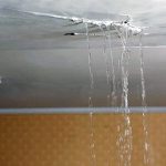 Fuite d’eau au plafond