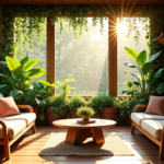 Harmonie naturelle : un espace de vie inspiré du jardin