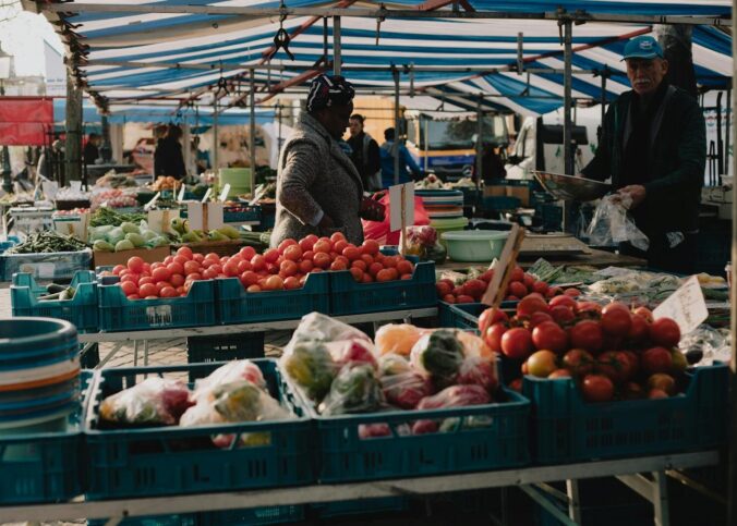 marché en drôme provençale