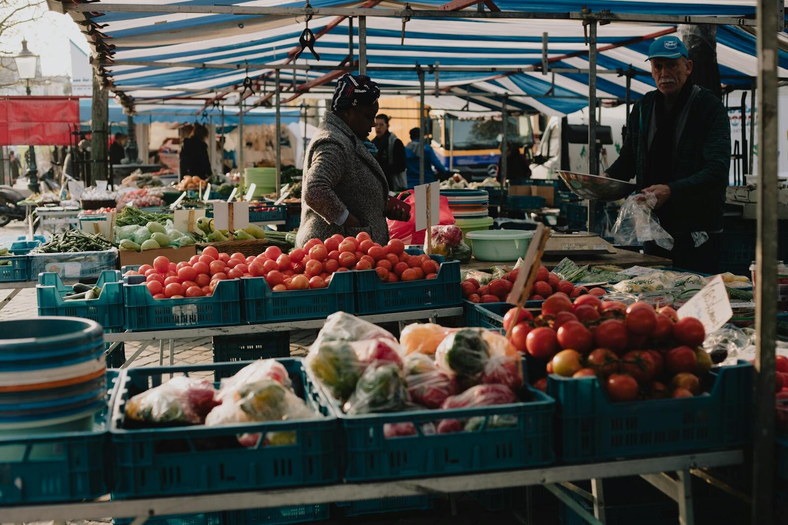 marché en drôme provençale