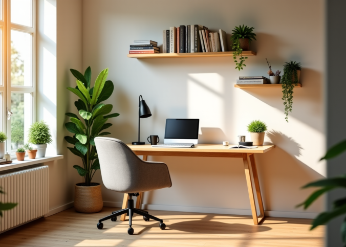 Créer un espace de travail inspirant chez soi