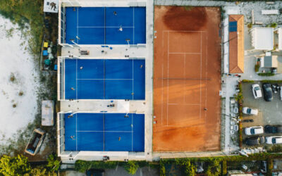 Entreprise construction terrain de tennis